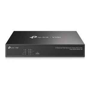 Surveillance Cameras Recorders Ip: TL-VIGINVR1004H-4P - TP-LINK VIGI NVR1004H-4P VIGI 4 Channel PoE+ Network Video Recorder