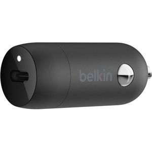 Vehicle: CCA003BTBK - Belkin BOOST CHARGE 20W USB-C PD Car Charger - 20 W - 12 V DC Input