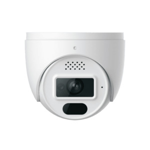TVT-D2.8-F-4MP - 4MP AI Dome Camera, 2.8mm Lens, Blue & Red Motion Warning Light