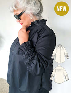 Tops & Sweatshirts: Ruffle Shirt