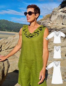 Patterns-Digital: Flounce dress, tank and shirt