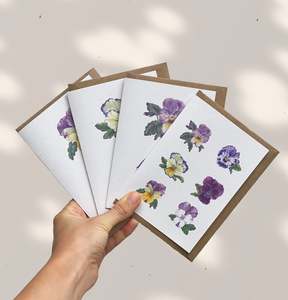 Greeting Cards: PANSY greeting cards