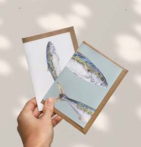 Greeting Cards: NEW ZEALAND YELLOWTAIL KINGFISH greeting cards