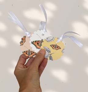 LEMON and BUTTERFLY Gift Tags