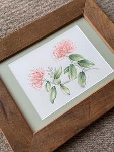 POHUTUKAWA FLOWERS watercolour original artwork