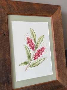 REWAREWA FLOWERS watercolour original artwork