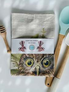 RURU and HEBE LINEN TEA TOWEL