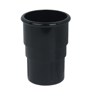 Mini Guttering: Black Downpipe Socket