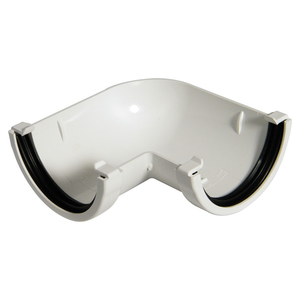 Mini Guttering: White 90 Degree Corner Connector