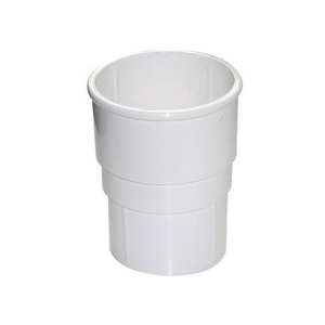 Mini Guttering: White Downpipe Socket