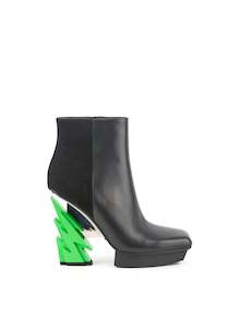 Glam Boot - Black/Green