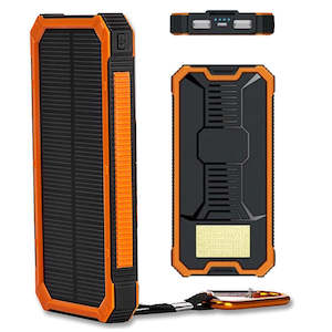 Phone Chargers: Solar Power Bank 20000mah