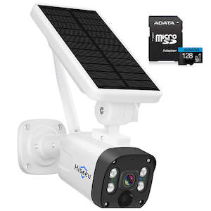 Security Cameras: Hiseeu 4MP Solar Camera Battery Powered Outdoor Wireless Security Camera