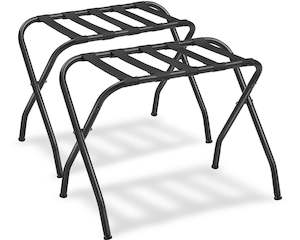 Luggage Racks Set of 2 - Black