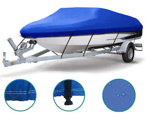 Products: Boat Cover Heavy Duty  Trailerable Boat Cover 11Ft to 13FT Blue