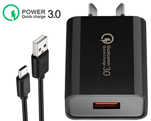 Mobile Phones 1: USB C Wall Charger 18W – Fast Charging USB C Wall Charger for Samsung