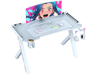 Computers 1: Gaming Desk with RGB LED Lights