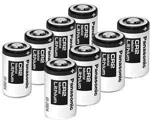 Computers 1: Panasonic CR2 Batteries - 8Pcs