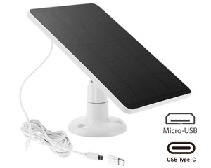 Security Cameras: Solar Panel for CCTV Security Camera Eufy Arlo Wyze Swann Reolink Ring Blink