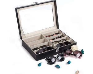Jewellery Watches 1: Sunglasses Case Organizer Eyeglasses Storage Box