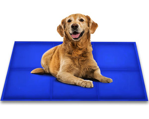 Pets Animals 1: Pet Cooling Pad XXL – Gel Ice Mat for Dogs & Cats No Freezing Needed Blue