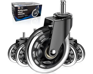 Office Chair Caster Wheels Set