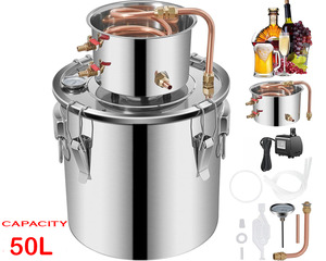 On Sale: Alcohol Distiller Still Water Wine Spirits Brew Home 50L