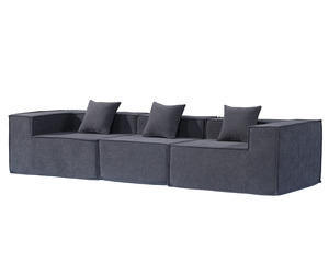 Modern 3 Seater Modular Sofa Set