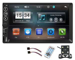 7" Double DIN Touch Bluetooth Car Stereo