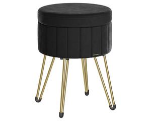 Vasagle: SONGMICS Small Vanity Stool Chair with Storage