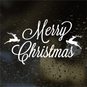 Christmas Window Message – Merry Christmas
