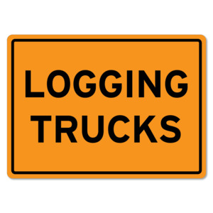 Products: Logging Trucks Sign