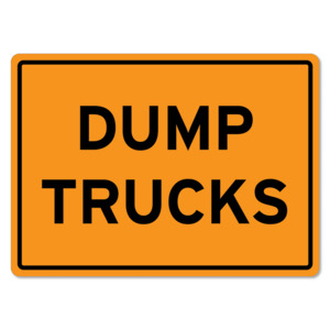 Products: Dump Trucks Sign