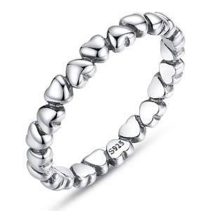 Rings: Silver Hearts Ring