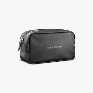 Skincare Tools Storage: Black Toiletry Bag