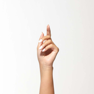 Solid Hand Layers: Bright White