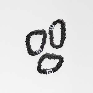 Hair Body All: The Slim Silk Hair Tie - Black