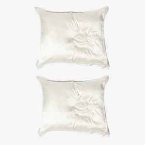 Hair Body All: Silk Pillowcase - Ivory White (Duo)