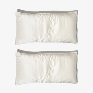 Hair Body All: Silk Pillowcase King Size - Ivory White (Duo)