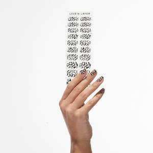 Sweet Swirl Hand Layers: Black