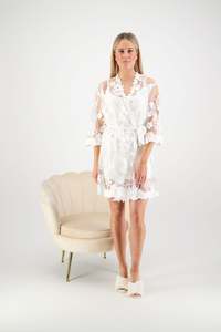 Bridal Robes: Millie Lace Bridal Robe
