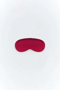 Accessories: Luxe Eye Mask - Burgundy