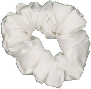 Luxe Scrunchie - White
