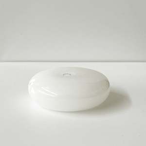 Gentle Habits Glass Vessel Incense Holder - White