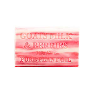 Latest: Goats Milk and Berries 200g Soap