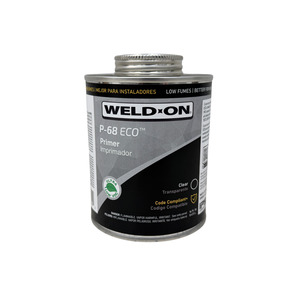 Spa Pool Glue And Primer: WeldOn ECO Primer Clear Pint (473 ml)