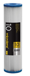 Drinking Water Filters: 10" Standard, 20micron Pleated Sediment Cartridge