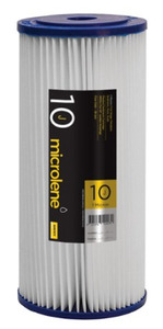 Drinking Water Filters: 10" Jumbo, 20micron Pleated Sediment Cartridge