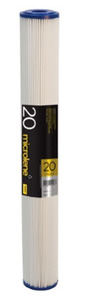 Drinking Water Filters: 20" Standard, 20micron Pleated Sediment Cartridge