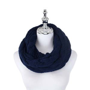 Navy Blue Snuggly Snood - The Specialty House